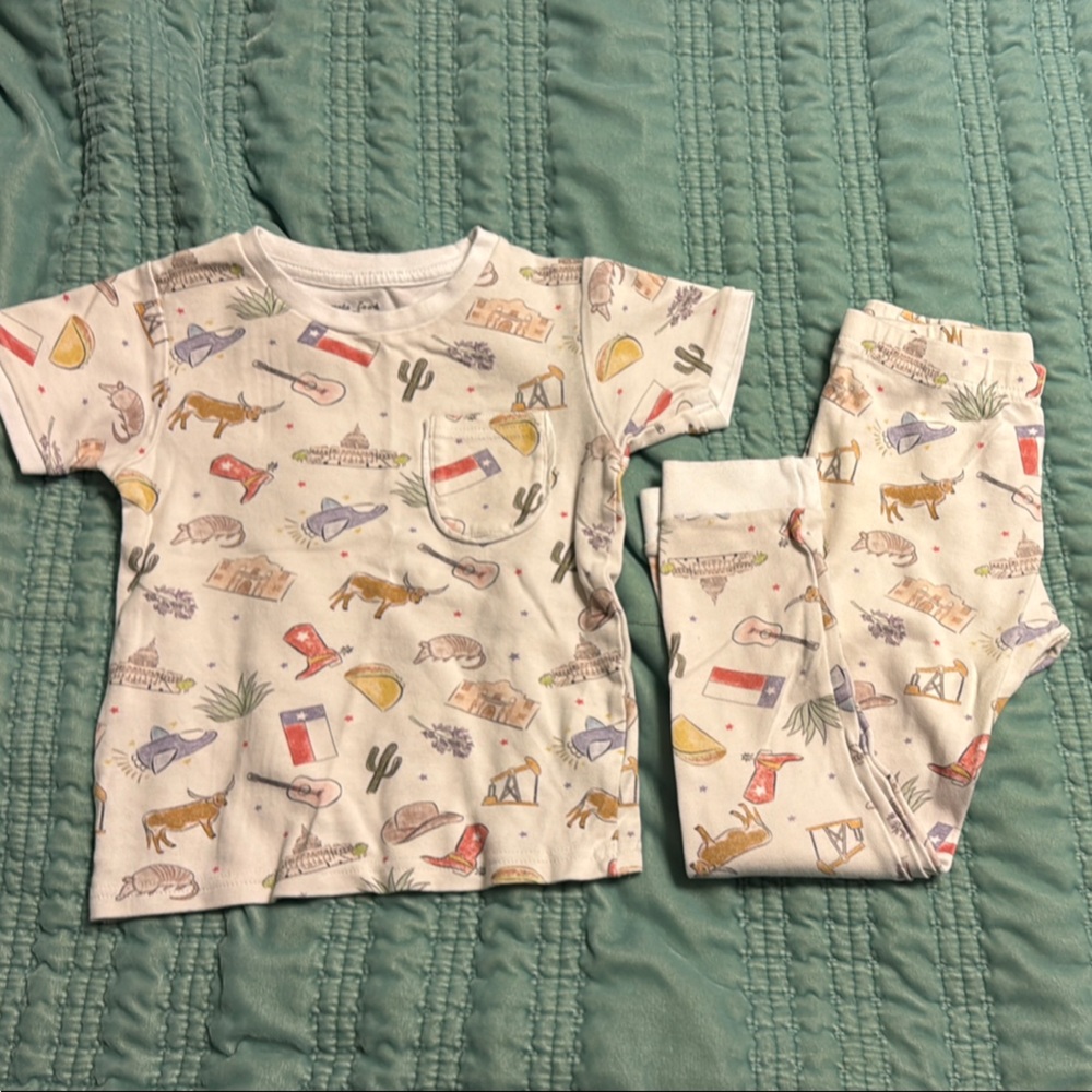 Cute Texas Printed PJs